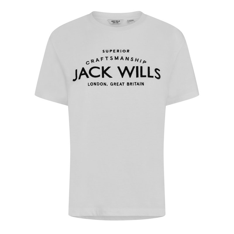 Jack Wills Forstal Boyfriend Logo T Shirt