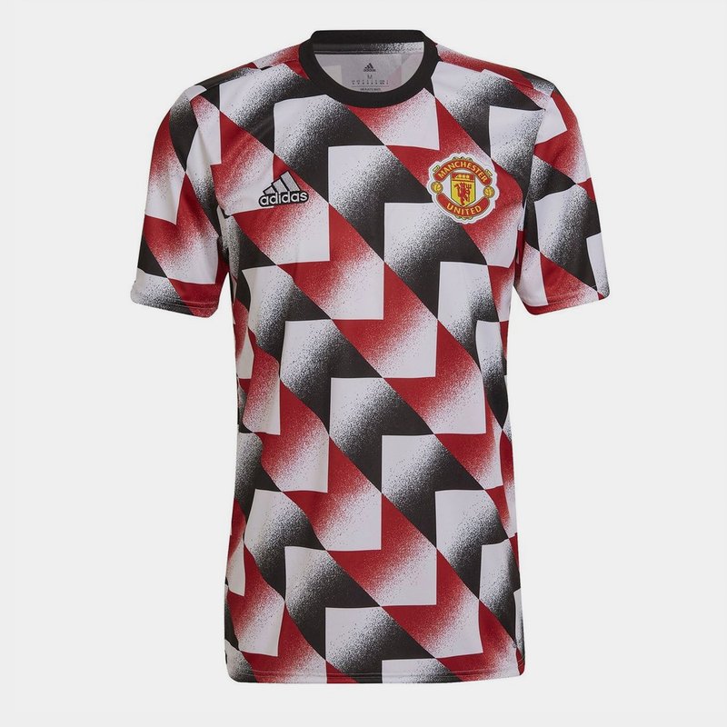 adidas Manchester United Pre Match Top 2022 2023 Adults