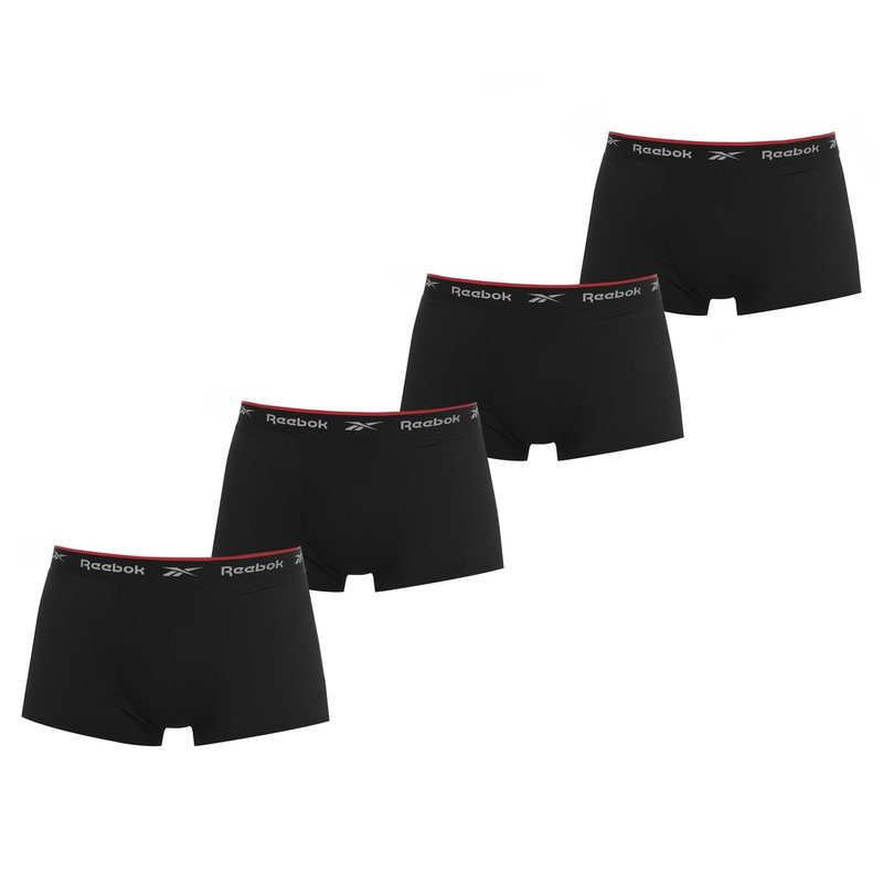 Reebok 4 Pack Mens Boxer Shorts
