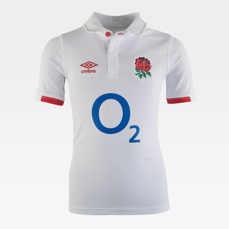 Umbro England Home Classic Short Sleeve Shirt 2020 2021 Junior