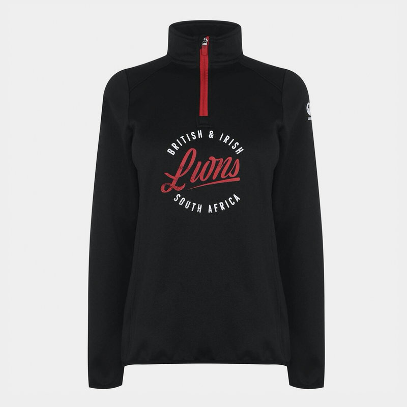 Canterbury British and Irish Lions Quarter Zip Mid Layer Ladies