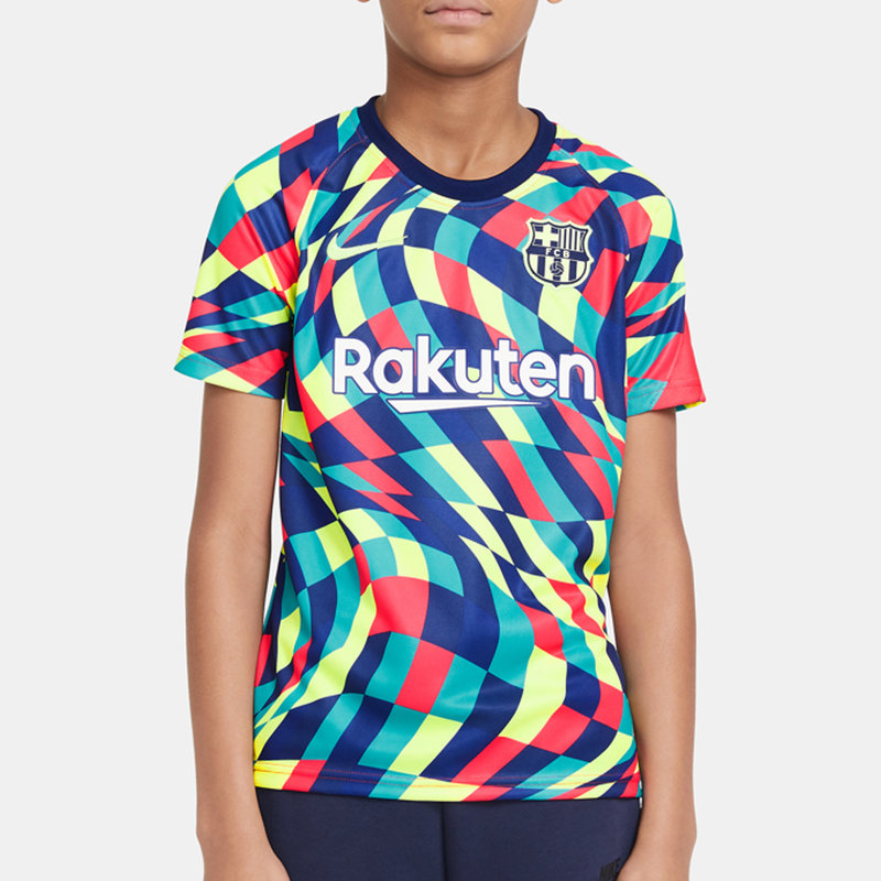 Nike Barcelona Pre Match Shirt 2020 2021 Junior