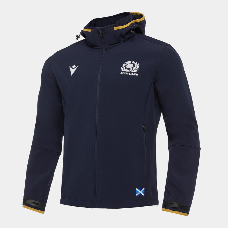 Macron Scotland Full Zip Hoodie Mens