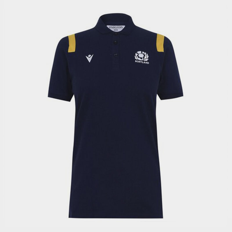Macron Scotland Polo Shirt Ladies