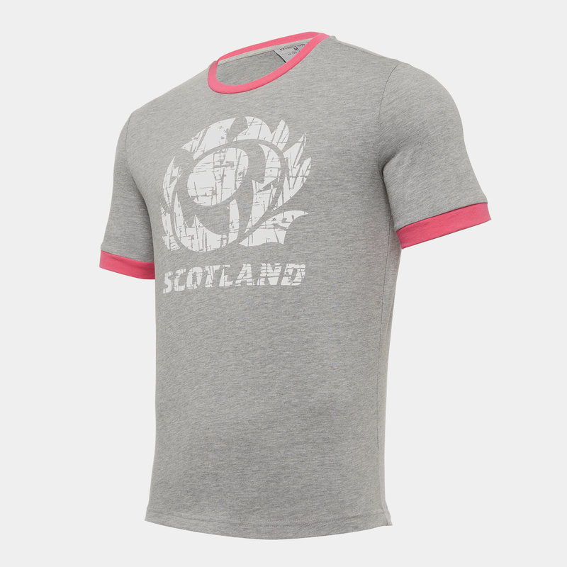 Macron Scotland T Shirt Mens