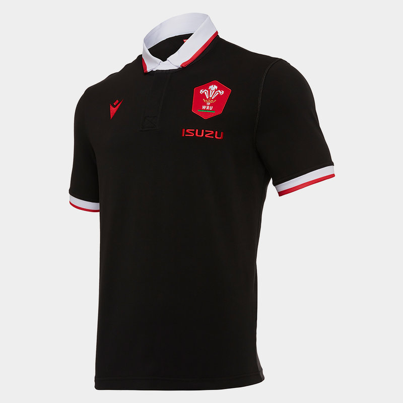 XLS Red 6XL Wales Rugby Official Supporters Polo Shirt WRU Macron 2XL 