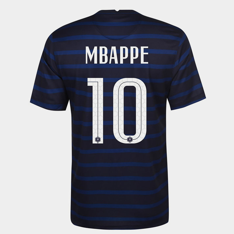 Nike France Kylian Mbappe Home Shirt 2020 Junior