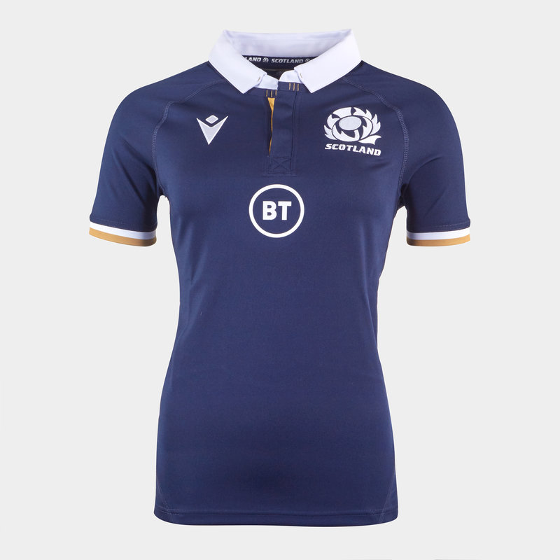 FANS LOVE 2019 Scotland Rugby Clothing Home Football Fan Rugby Clothing Comfortable Quick-drying Sweatshirt T-shirt Suitable For Men/women Blue-S 