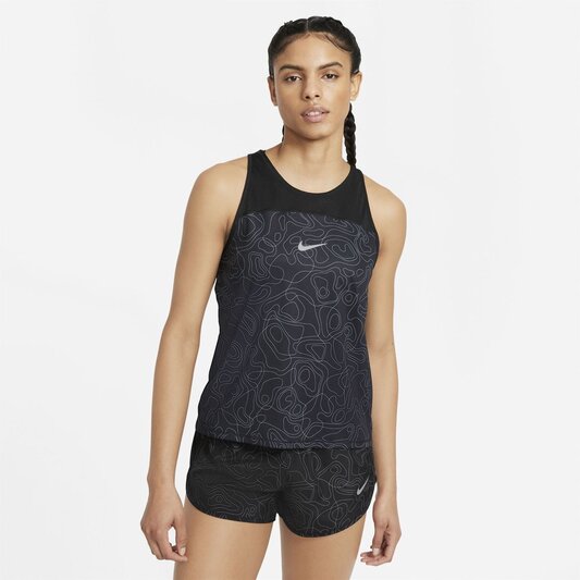 Nike Miler Run Division Womens Printed Running Tank