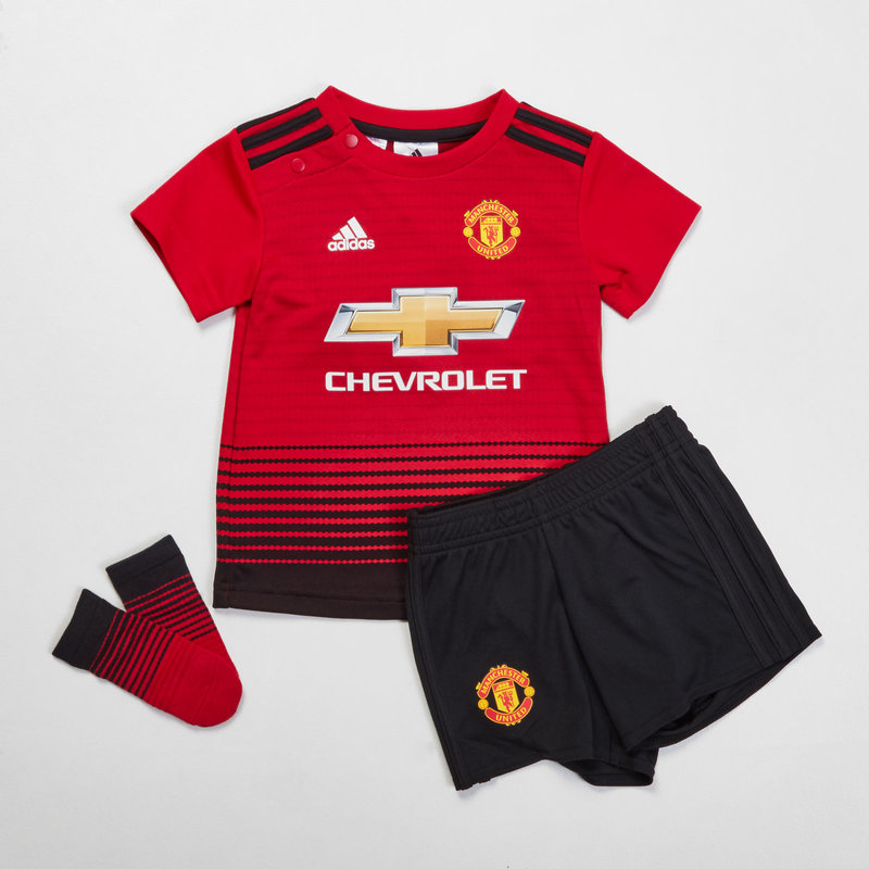 adidas Manchester United 18/19 Home Infant Replica Football Kit