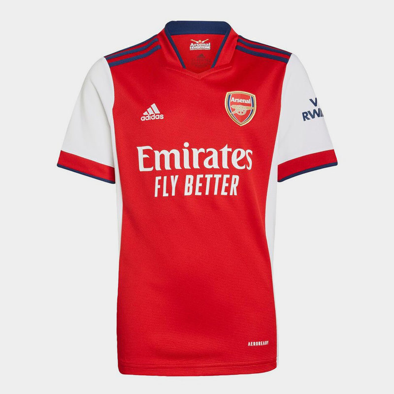 adidas Arsenal Home Shirt 2021 2022 Junior