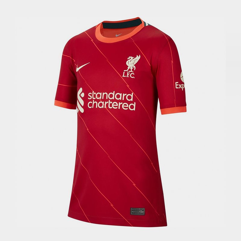 Nike Liverpool Home Shirt 2021 2022 Junior