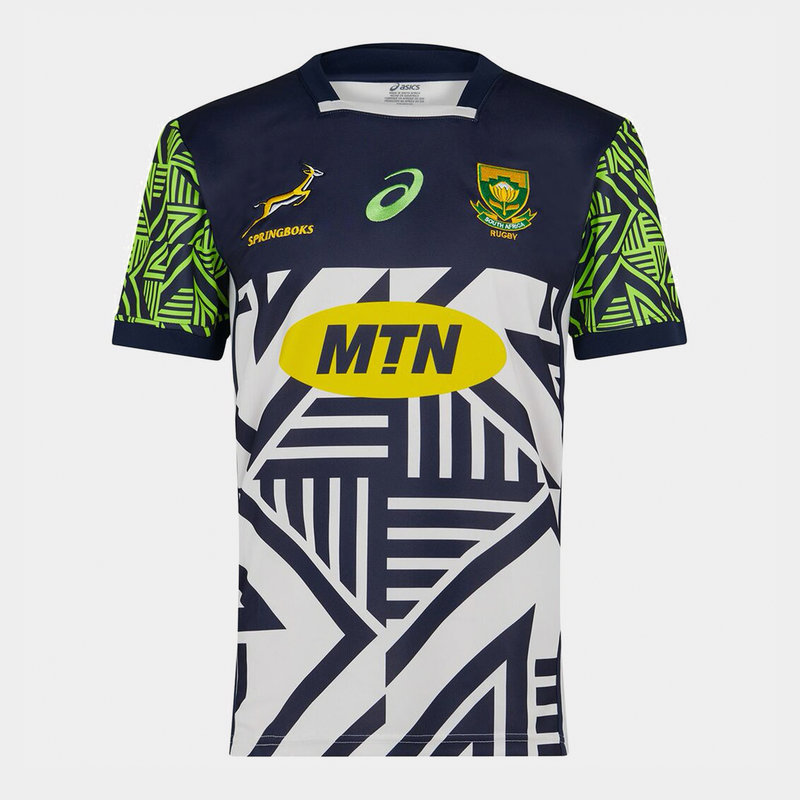Asics South Africa Springboks 21/22 Colab Alternate Mens Rugby Shirt