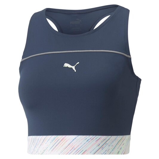 Puma Shine Cropped Runnng Top Ladies