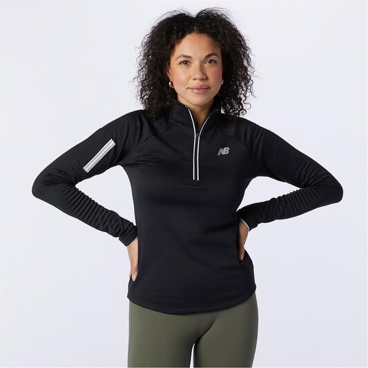 New Balance Impact Heat Ladies 1/4 Zip Running Top 