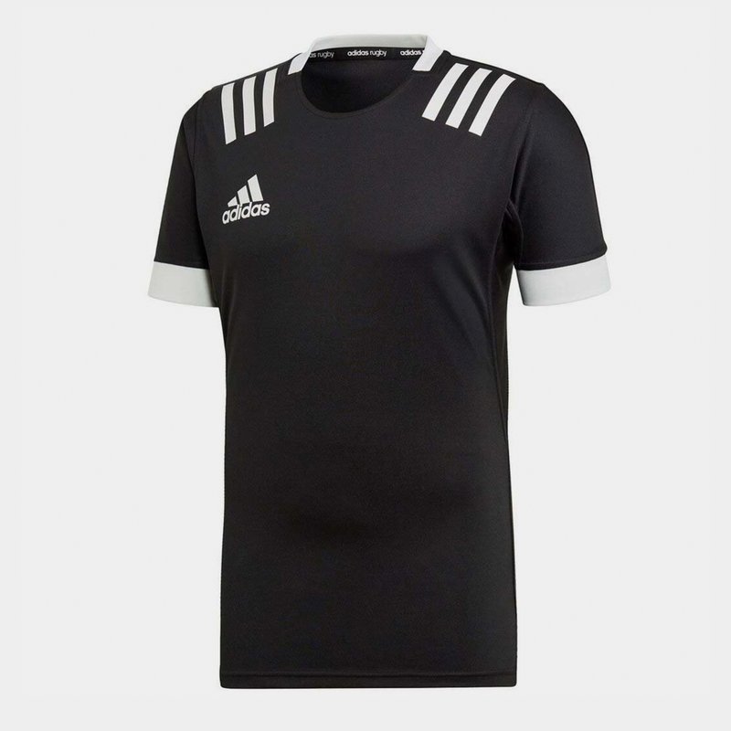 adidas 3 Stripe Jersey Mens