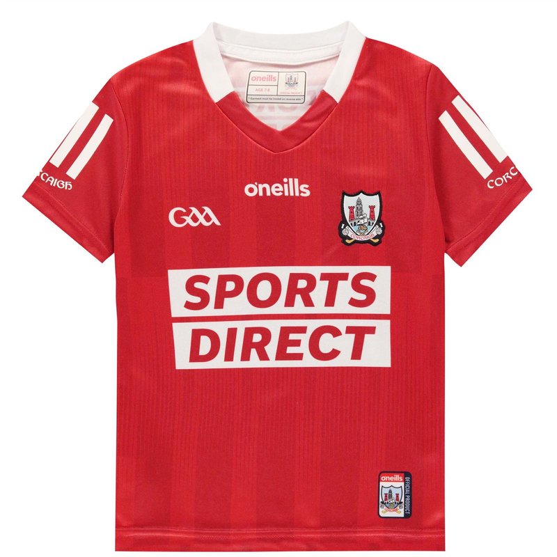 ONeills Cork Home Jersey Junior (2 stripe option)