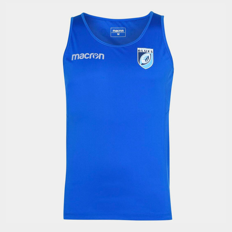 Macron Cardiff Rugby Vest Mens