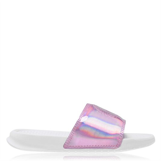 Hype Hologram Sliders Junior Girls