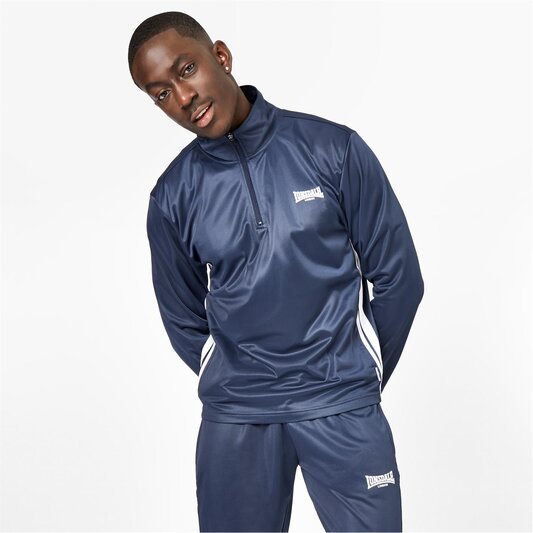Lonsdale 2S Quarter Zip Track Top Mens