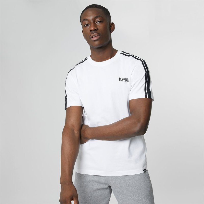 Lonsdale 2 Stripe Crew Tee