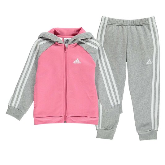 adidas 3 Stripe Fleece Tracksuit