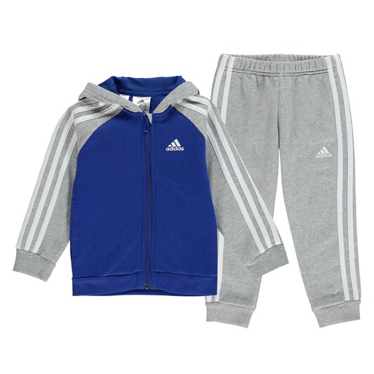 adidas 3 Stripe Fleece Tracksuit