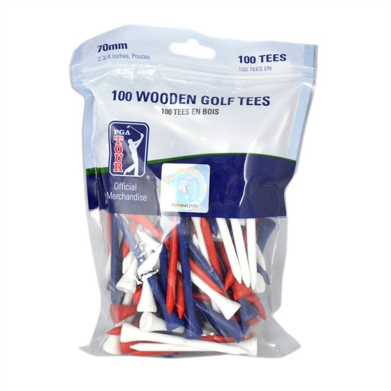 PGA Tour Wooden Golf Tees 7 cm