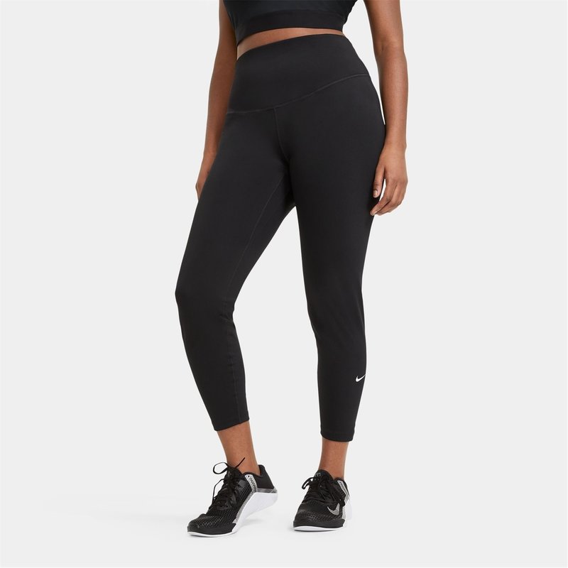 Nike One Womens Mid Rise Leggings (Plus Size)