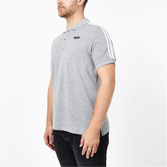 Lonsdale 2 Stripe Short Sleeve Polo Shirt