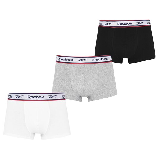 Reebok 3 Pack Boxer Shorts Mens