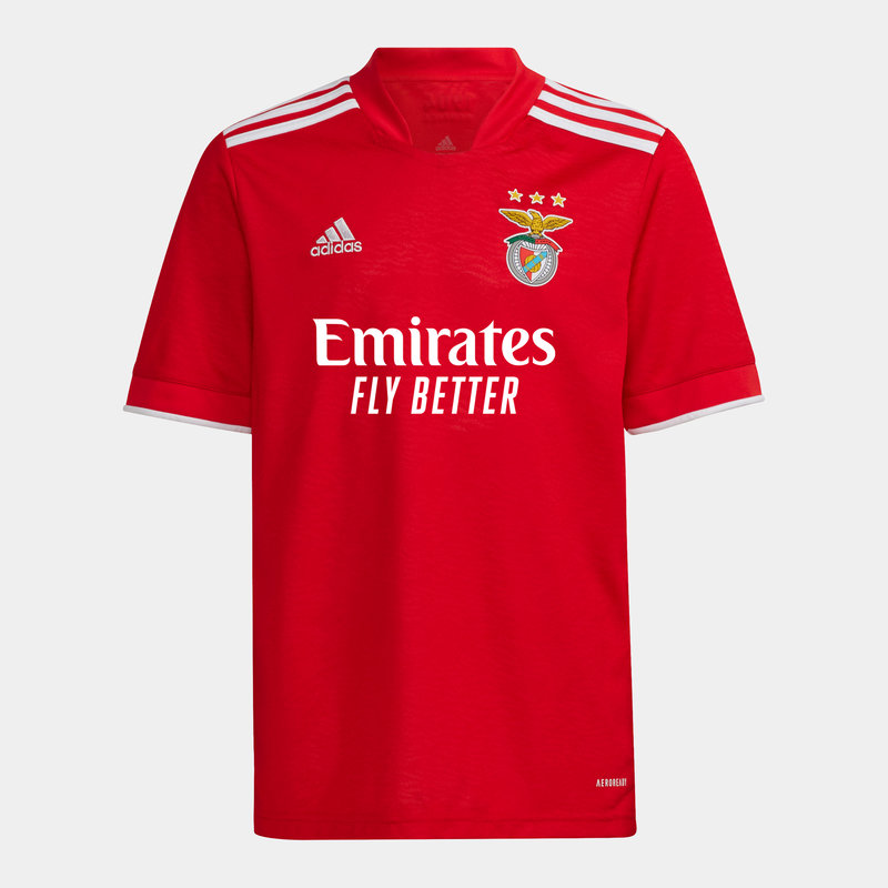 adidas Benfica Home Shirt 2021 2022 Junior