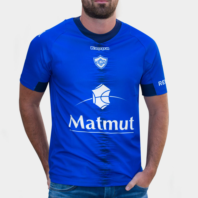 Castres Olympique Rugby Tee-Shirt Kappa Homme ADAMA Top 14 Pro D2 