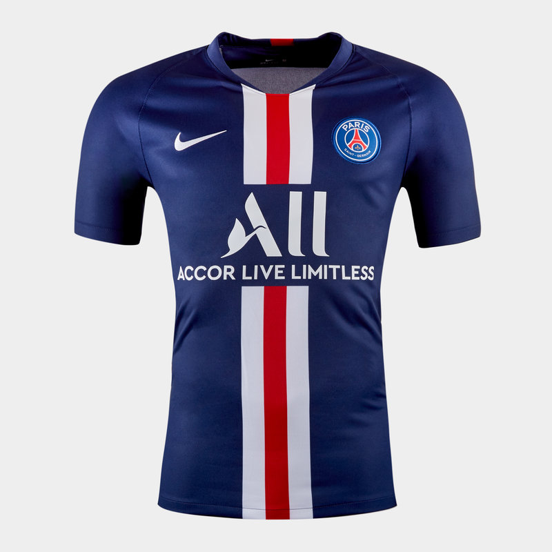 Nike Paris Saint-Germain 19/20 Kids Home S/S Replica Football Shirt
