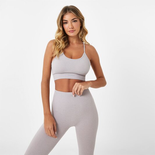 USA Pro Seamless Ribbed Sports Bra