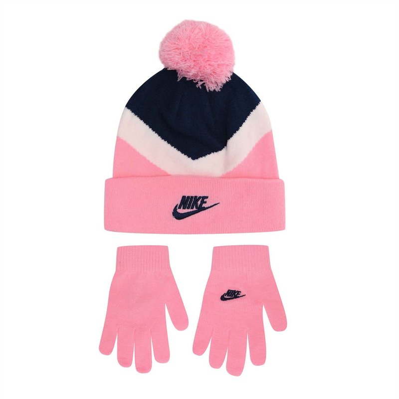 Nike NSW Bobble Hat and Glove Set