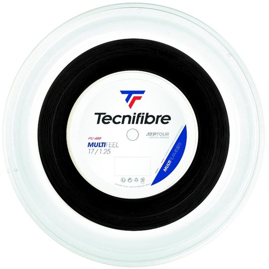 Tecnifibre Multifeel 200m Multifilament Black String Reel