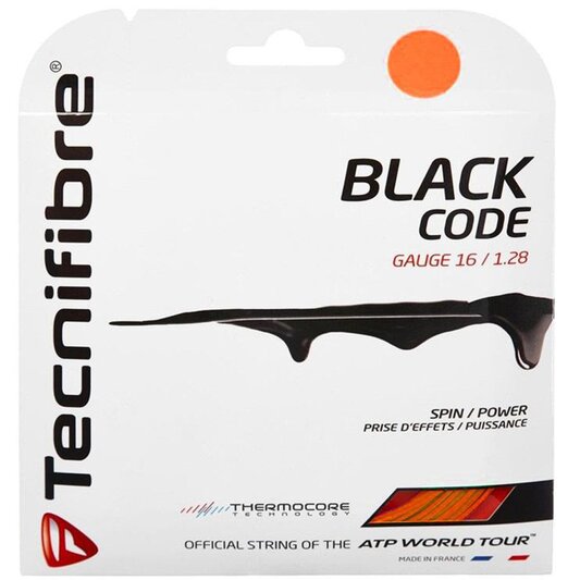 Tecnifibre Black Code Fire Red Polyester String Set