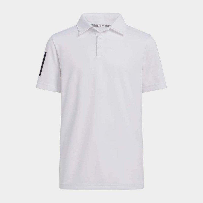 adidas 3 Stripe Polo Shirt Junior Boys
