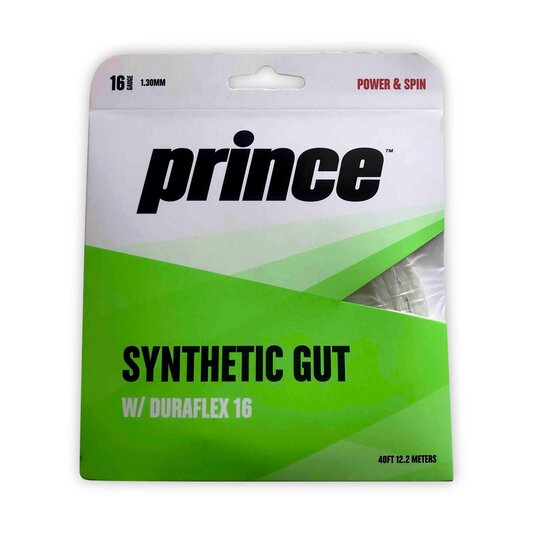 Prince Gut Duraflex 10 White String