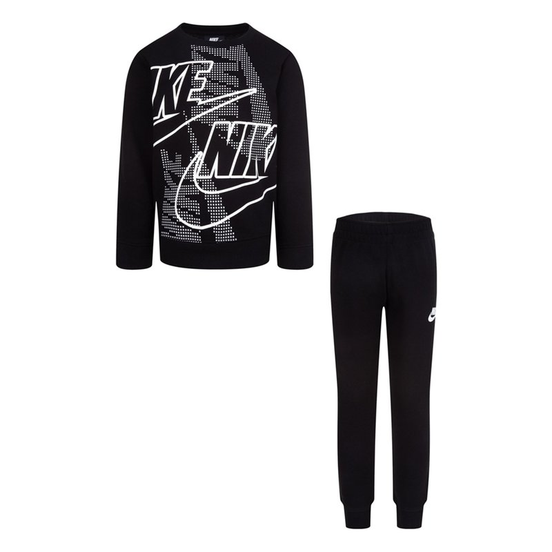 Nike Fleece Crew Sweater and Jogger Set