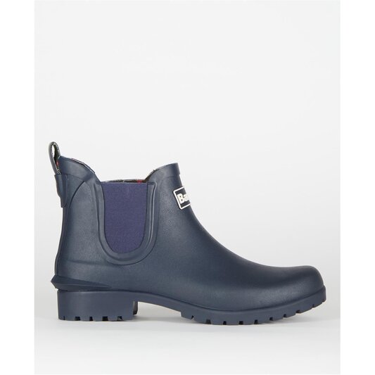 Barbour Logo Wellington Ankle Boots