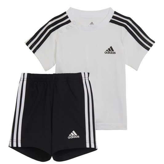 adidas 3 Stripes Shorts and Top Set Infants