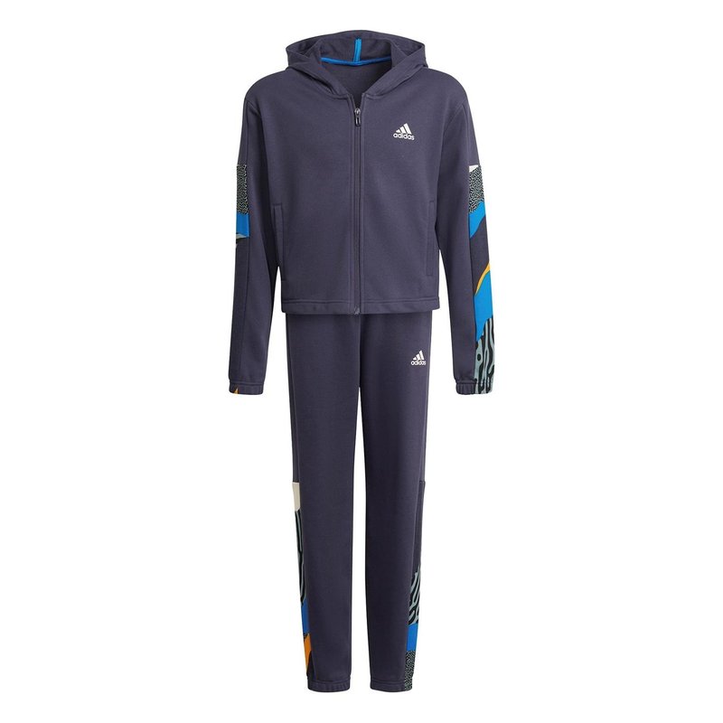 adidas AOP Fleece Tracksuit Juniors