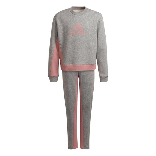 adidas BOS Crew Track Suit Junior Girls
