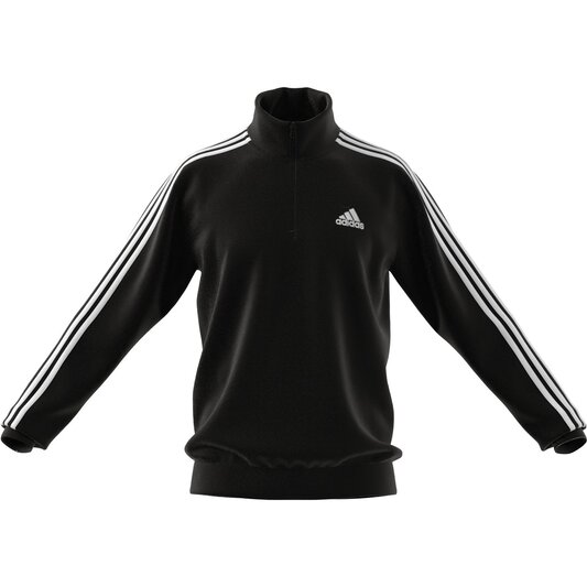 adidas 3 Stripe Zip Top Mens