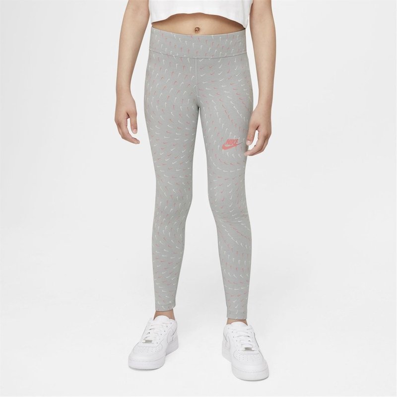 Nike Swoosh Fleece Leggings Junior Girls