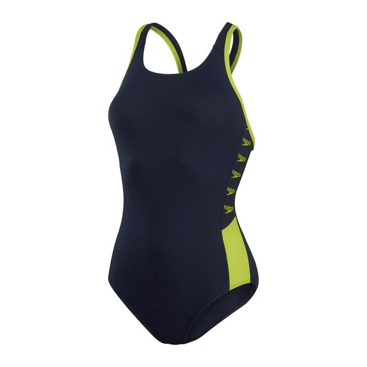 Speedo Bm Logo Muscle back Swimsuit Ladies