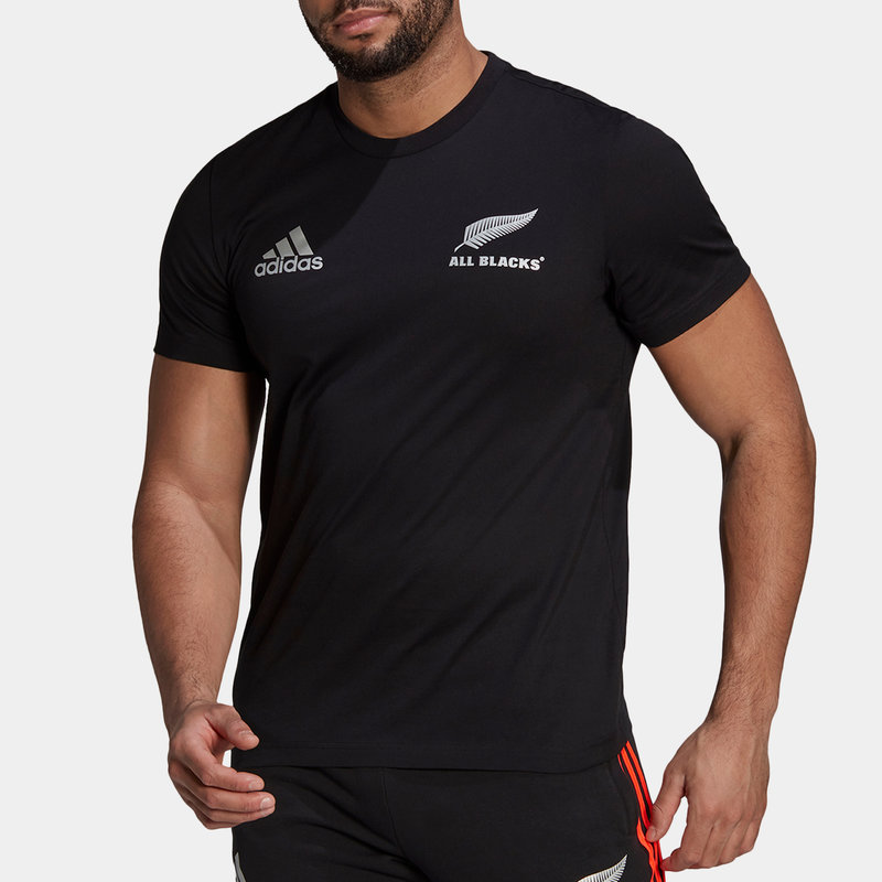 adidas New Zealand All Blacks Cotton T Shirt Mens