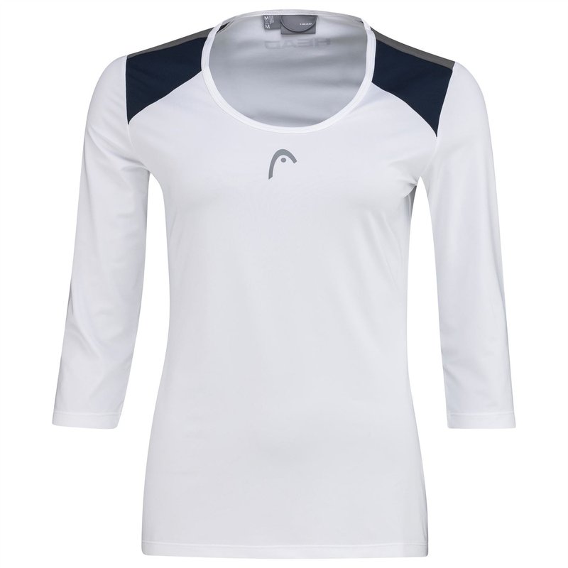 HEAD CLUB Three Quarter Sleeve T Shirt Womens